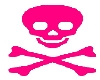 ~PINK SKULL/CROSSBONES~