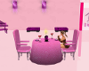 pink romantic table 