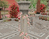 Roses Covered Column