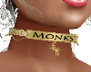 Monks Gold Diamon Collar
