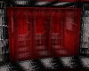 Blood Red Sheer Curtain