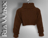 Coffee Turtleneck Sweatr