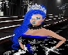 blue queen hair