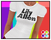 *R Lily Allen Band Tee
