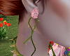 Pink Rose earring