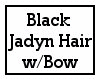 Black Jadyn hair w/Bow