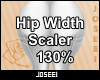 Hip Width Scaler 130%