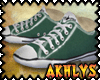 [F] Green sneakers