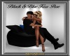 Blk & Blue Kiss Cushion