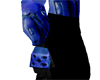 Space Marine Gloves Blue