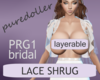 PRG1 Bridal Lace Shrug