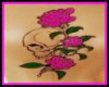 Skull Rose Back Tattoo