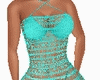 VESTIDO SEXI TURQUESA
