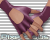 PIX Leather Gloves Plum