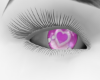 eyes pink love