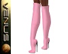 ~V~Pink Knee High Boots