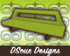 Retro Luxe Green Couch