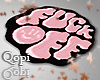 Pink F*ck Off Rugs