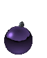 XMAS PURPLE ORNAMENT