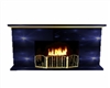 star blue fire place