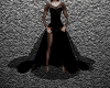 Dark Royal Black Gown