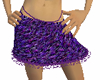 Purple Miniskirt w/Thong