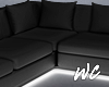 Black sofa