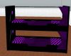 [M.S] purple N black bed