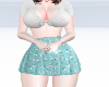 WhiteTop In FloralBlue
