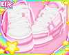 . pink chunky sneakers