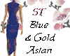 ST}Blue and Gold Asian