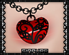 S; Red Glow Necklace