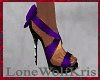 Bow Heels Purple