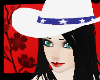 USa CowGirl Hat