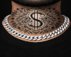 Asteri Neck Tattoo