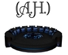 (A.H.)Blue Panther Couch