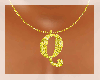 [DF] Q gold necklace