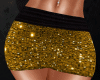 Herrera Gold Mini Skirt