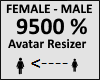 Avatar scaler 9500%