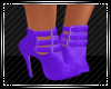 Lilac Buckle Boots