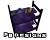 PB Purple Bunk Bed