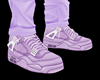 Lilac sneakers