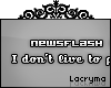 Newsflash | L |