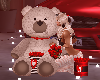 Valentines Bear Pose