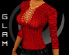 *G* Red Black Sweater