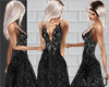 Black sparkle gown