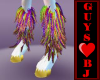 Rainbow leg fur (L)