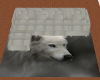 White Wolf Couch and Rug