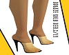 LV/Bronzed Gold Heels