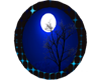 Blue Night Moon Frame